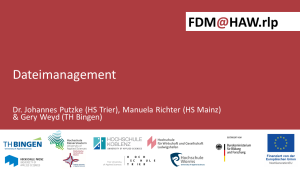 Read more about the article Online-Seminar: Dateimanagement