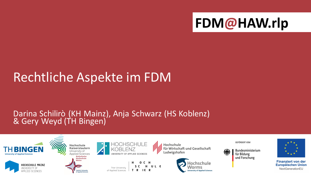 You are currently viewing Online-Seminar: Rechtliche Aspekte im FDM