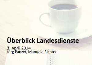 Mehr über den Artikel erfahren Folien der Coffee Lecture #1: Überblick RLP Landesdienste